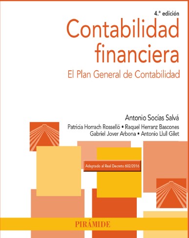 Portada de Contabilidad financiera: El plan general de contabilidad