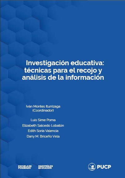 Portada de Investigación educativa: Técnicas para el recojo y análisis de la información