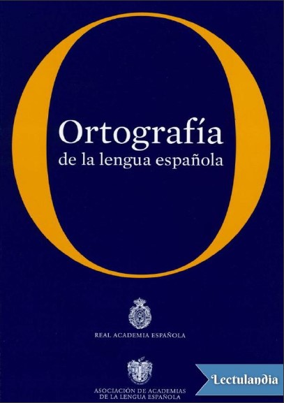 Portada de Ortografía de la lengua española